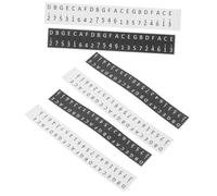 VANZACK 6pcs Key Kalimba Note Stickers with High Adhesion Staff Labels for Beginner Thumb Piano Learners Musical Training Decals for Kalimba Practice and Teaching