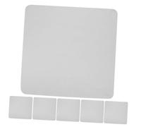 VANZACK 6pcs Large Microfiber Eyeglass Cleaning Cloth Set for Glasses Camera Lenses and Screens, Grey Suede Lens Wipes for Eyewear Jewelry and Electronic Devices