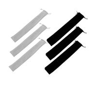 VANZACK 6pcs Lightweight Cloth Flute Bag Set for Soprano Recorder and Clarinet Storage with Drawstring Closure, Stylish Music Instrument Carrying Pouch Suitable on The Go