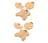 VANZACK 6pcs Pet Platforms for Hamsters Guinea Pigs and Parrots Fun Jumping Boards and Play Equipment for Animals Creative Design to Attract Pets Attention