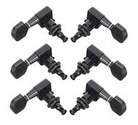 VANZACK 6pcs Professional Guitar Tuning Pegs Guitar Parts Replacement Head Knobs for Acoustic Left and Right Configuration for Maintenance and Repair