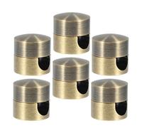 VANZACK 6pcs Retro Aluminum Cable Anchor Clips for Charger Cable Management, Pendant Lamp Wire Holder with Vintage Touch and Golden Finish, for Living Spaces and Lighting Projects, Sturdy