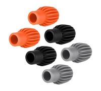 VANZACK 6pcs Silicone Drumstick Mute Tips with Holes Soft Drum Silencers for Noise Reduction Portable Drum Dampeners for Silent Practice Enhanced Grip Covers for Quiet Drumming in Homes