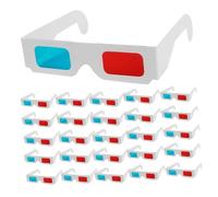VANZACK 70Pcs Red Blue Anaglyph 3D Cardboard Glasses for Movies at Home, Disposable Paper 3D Eyeglasses for TV Projector Films and Gaming