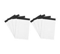VANZACK 8 Books Tearable Lined Notepads with Nonstick Design A5 Pocket Size Paper Pads for Work and Back to School Party Smooth Writing Notebooks with 50 Sheets Each