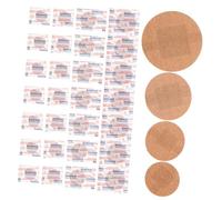 VANZACK 80PCS Round Finger Bandages Breathable Flexible Fabric Thumb and Fingertip Plasters for Outdoor Activities Comfortable Knuckle Protection with Multiple