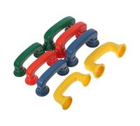 VANZACK 8pcs Boy Girl's Simulation Handset Pretend Play Plastic Whisper Phones for Classroom Language Development and Role Play Activities