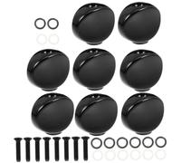 VANZACK 8pcs Button Head Tuner Handles Metal Peghead Knobs for Guitar Tuning Peg Buttons Replacement for Acoustic Guitar Tuning Pegs Keys