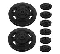 VANZACK 8pcs Fitness Equipment Pulley Pulleys for Gym Universal Home Gym Equipment Part Bearing for Exercise Black Nylon