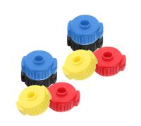 VANZACK 8pcs Plastic Cymbal Nuts Quick Release Percussion Drum Accessories Wear Resistant Drum Kit Replacement Parts for Stable Cymbal Fixation