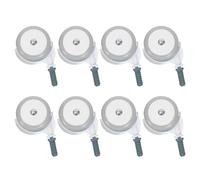 VANZACK 8pcs Silent Wheels Plastic Walker Accessories Replacement Wheels for Smooth and Silent Movement for Boy Girl Learning to Walk