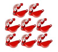 VANZACK 8pcs Valve Lockout System for Water Spigots and Gas Tanks Engineering Safety Isolation Device for Valve Handles Quick Installation and Secure Locking