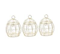 VANZACK 9pcs Bird Suet Feeder Holder Hanging Iron Wire Design for Outdoor Wildlife Feeding and Weather-resistant Suet Holder for Garden Birds