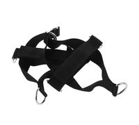 VANZACK Ankle Straps for Cable Machine Workout Fitness Ankle Wraps for Leg and Hip Training Black Elastic Gym Bands for Thigh and Butt Exercises at Home Gym