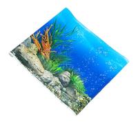 VANZACK Aquarium Attach Fish Sticker Double-sided 3d Background Adhesive Wallpaper Wall with Thickened Film Paper, Easy to and Fade-resistant Decorative for