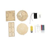 VANZACK Assembling Solar System Model Kit DIY Puzzle Celestial Bodies Educational for Includes Watercolor Pens Glue Fun Astronomy Teaching Supplies
