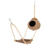 VANZACK Avoid Caves Reptile Hide House Gecko Accessories Reptile Hideout Cave Bedding for Snakes Turtle Habitat Scene Layout Prop