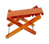 VANZACK Bamboo Guitar Foot Stool Height Gears Footrest for Classical Acoustic Guitarists Ergonomic Design for Improved Comfort and Posture During Performance