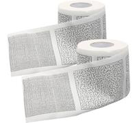 VANZACK Bathroom Tissue Made from Soft Wood Pulp, Supple and Comfortable 2 Rolls Maze Pattern Toilet Paper Roll for Fun and Practical Use