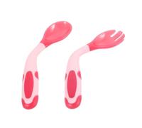 VANZACK Bendable Set Flexible Spoon Fork Left Handed Training Utensils for Lightweight Portable for Home Use