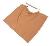 VANZACK Breastfeeding Nursing Cover for Mother Soft Cotton Nursing Apron with Shawl Lightweight Baby Feeding Cover in Camel Color and Privacy Protection