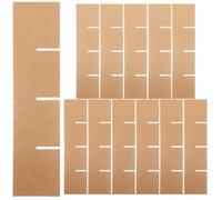 VANZACK Cardboard Box Dividers for Moving Boxes 13.19 X 3.15 X 0.12 Inch Sturdy Packaging Partition with Grid Design for Dish Protection and Secure Shipping