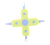 VANZACK Care Tool Safe Ear Wax and Nose Cleaner with Nail Trimmer Cross Shaped Design for Newborns and Boy Girl Breath Aid Nail Ear Nose Cleaning Yellow