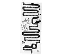 VANZACK Cartoon Adventure Game Pad for Boys and Girls Black Rug Crawling Mat for Indoor Playing Game Carpet for Boy Girl Toys