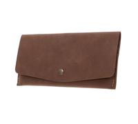 VANZACK Cash Wallet Envelope for Budgeting Women Men Vintage Leather Wallet Multiple Card Slot Receipt Holder Organizer