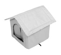 VANZACK Cat Cooling House Weatherproof Insulated Pet Shelter with Ice Packs Portable Cooling Tent for Indoor Outdoor Use Cat Hut for Summer Winter Comfort