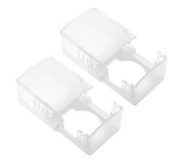 VANZACK Child Safety Door Knob Covers with Sleek Modern Design Easy to Unlock for Adults 2pcs Made of Sturdy Abs for Storeroom and Toilet Childproofing