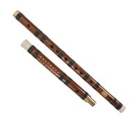 VANZACK Chinese Bamboo Flute Two Section Flute Storage Bag for Boys and Girls Beginners Practical Musical Instrument Playing Supply in Key C