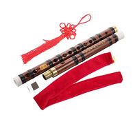 VANZACK Chinese Style Bamboo Flute Introductory Flute for Beginners Adults Portable Made of Bitter Bamboo Suitable for Music Classes and Leisure Playing