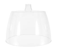 VANZACK Clear Cheese Dome Cake Cloche Cover for Cheese Cakes Fruits and Desserts Transparent Food Display Cover for Parties Picnics and Serving Platters Easy to Clean and Multipurpose