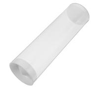 VANZACK Clear Portable Badminton Shuttlecock Storage Tube Lightweight Plastic Container for Standard Outdoor Shuttlecocks Fit Organizer for Garden and Recreational Play