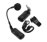 VANZACK Clip on Instrument Mic Wireless Transmitter Receiver 98ft Range | Robust 2.4g Uhf Transmission, Windscreen Noise Reduction, Clip Secures to Cello and Trumpet Sound Holes
