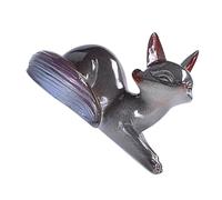 VANZACK Color Changing Fox Tea Pet Creative Small Desktop Decor for Teahouse Ceremony Handcrafted Figurine Ornament Enhancing Tea Ambiance and Year Fox Display