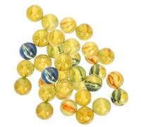 VANZACK Colorful Glass Marbles Mixed for Marble Run Games Replacement Rolling Beads for Hand-eye Coordination Hydroponic Plant Decorations Indoor Outdoor Play and Crafts