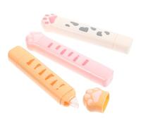 VANZACK Correction Tape White Pet Material for Students and Officers 3pcs with Convenient Ergonomic Design Portable and Practical for Home and Gift Use