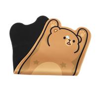VANZACK Creative Large Cartoon Rubber Use with Animal Mouse Pad Anti-skid Base Accurate Tracking Charming Brown Bear Design Mat and Home and Office Computer