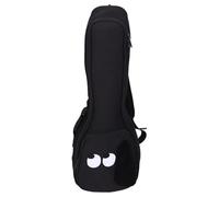 VANZACK Crele Bag Guitar Bass Bow Case Ukulele Case Concert Size Ukulele Waterproof Bag Adjustable Belt Black