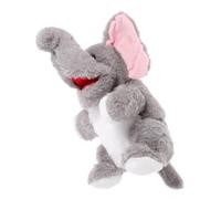 VANZACK Cute Plush Elephant Hand Puppet for Storytelling Interactive Educational for Soft Cartoon Animal Puppet with Movable Mouth for Imaginative Play and Learning Centers