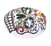 VANZACK Day Dead Male Mask Skull Pattern Masquerade Costume for Halloween Carnival Cosplay Parties Easy to Wear Dramatic Design Classic Mexican Celebration