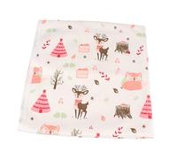 VANZACK Diaper Changing Mat Portable Breathable Cotton Cushion with Reusable Liners Soft Increased Cushion Pad for Newborns Fox and Deer Pattern