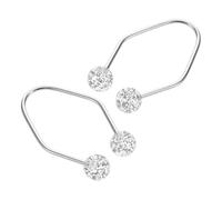 VANZACK Dimple Trainer the Face 1 Pair Adjustable Intensity Facial Care Tool in Stainless Steel and Acrylic Suitable for Women and Men