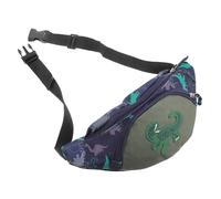 VANZACK Dinosaur Crossbody Bag for Kids Cute Mini Sling Purse in Green for Boys and Girls Versatile Fanny Pack for Travel and Sports Toddler-Friendly Design