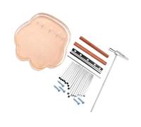 VANZACK DIY 17 Key Kalimba Finger Piano Kit Acrylic and Metal Thumb Piano Musical Instrument Set for Beginners and Boys and Girls Easy to Tune and Play