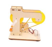 VANZACK DIY Hand Crank Electricity Generator Model Educational Science Experiment Kit for Easy Assembly Eco Friendly Material Stem Teaching Generator Model for Classroom and Home Learning