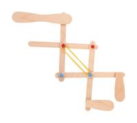 VANZACK DIY Wooden Mechanical Hand Kit for Educational Science Interactive Mechanical Arm Model with Precision Engineering Stem Learning Robot for Boys and Stylish Desktop Decoration