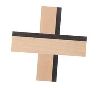 VANZACK Dobro Resophonic 1 Brown Bridge Saddle Cut and Slotted Maple and Ebony with Quartersawn Hard Maple Top for Acoustic Guitar Accessories